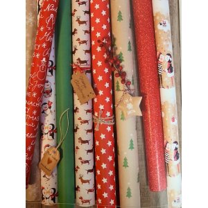 Geschenkb&auml;nder, Schleifen, Geschenkpapier...