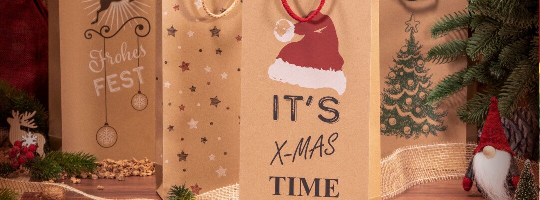 weihnachtliche Geschenktaschen