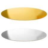 Dekoplatten gold/silber M