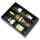 variable Einlage für 2er oder 3er Weinverpackungen schwarz