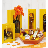 Tragetasche Focus gelb mini (Bocksbeutel)