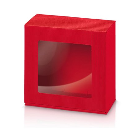 Geschenkbox Viereck rot