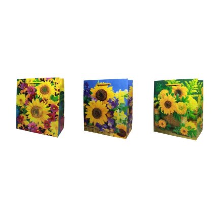 Geschenktasche Sonnenblume mittel