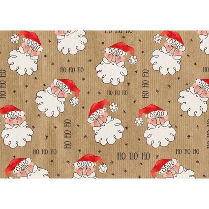 Papiertasche Sir Santa mittel