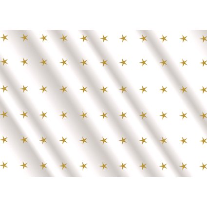 Klarsichtfolie Kleine Sterne 70 cm x 2,5 m