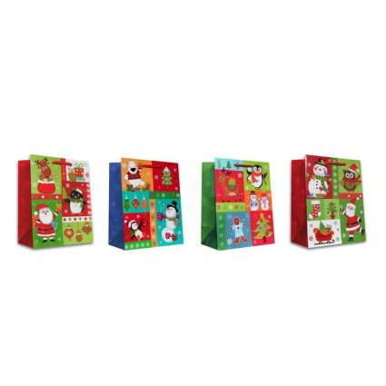 Geschenktasche Winter Holiday groß (12 Stück)