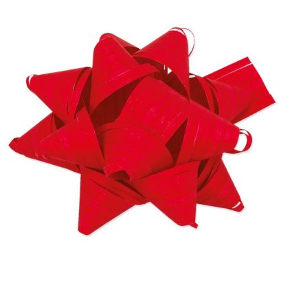 Fertigschleife Stern rot