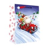 Geschenktasche "Santa`s Journey" mittel