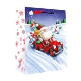 Geschenktasche "Santa`s Journey" XXL