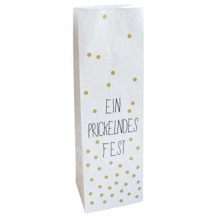 Geschenktasche "Ein prickelndes Fest" 2er Set