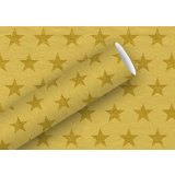 Geschenkpapier "Stars gold" 70 cm x 1,5 m