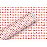 Geschenkpapier "Heart to Heart rot" 70 cm x 2 m