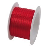 Satinband rot, 3 mm x 10 m