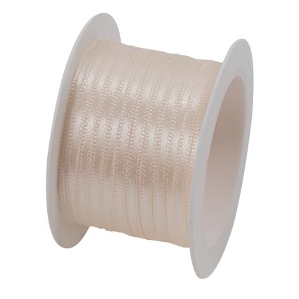 Satinband creme, 3 mm x 10 m