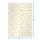 Klarsichtbeutel "Sterne gold" mini (50 x 35 cm)