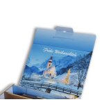 Winterland-Kombi, 2er Präsentkarton mit Einlage für zwei Flaschen Bocksbeutel ohne Tragegriff
