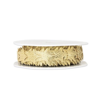 Lurex-Sternenkette gold, 20 mm x 10 m