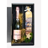 Geschenkset Weihnachten "Geldermann Rosè mit Winter-Napolitains von Lauensteiner Pralinen"