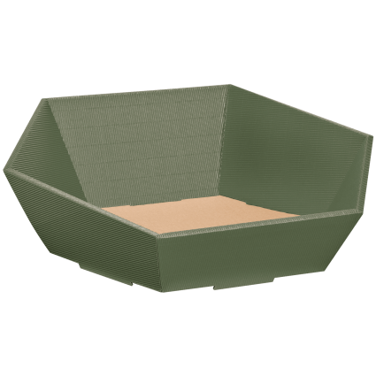 Präsentkorb Dekowell Swing oliv groß