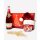 Geschenkset Weihnachten "Rotkäppchen Wintersecco Preiselbeere & Nelke mit Weihnachtsmann-Mütze von Lindt"