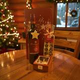 Geschenkset Weihnachten "Rotkäppchen Glühwein rot mit Lauensteiner Pralinen"