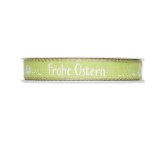 Geschenkband "Frohe Ostern grün", 15 mm x...
