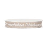 Geschenkband "Herzlichen Glückwunsch"...