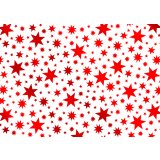 Geschenkpapier "Beautyful Stars rot " 70 cm x...