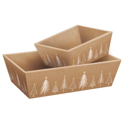 Präsentkorb Christmas natur