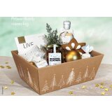 Präsentkorb Christmas natur