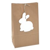 Geschenktasche "Hase" 3-er Set mit Anhänger