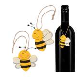 Anhänger "Bienchen" aus Holz, sortiert