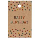 Papieranhänger "Happy Birthday"