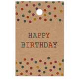 Papieranhänger "Happy Birthday"