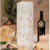 "Christmas weiß"  für eine Flasche Magnum, 1er Faltschachtel