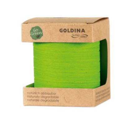 Baumwoll-Ringelband "hellgrün", 10mm x 100m