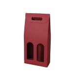 Tragekarton FineLine bordeaux, 2er