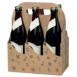 Tragekarton Biergenuss, 6 er für Bier 0,5 l