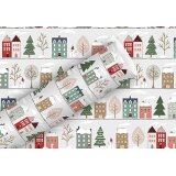 Geschenkpapier "Christmas Town" 70 cm x 2m
