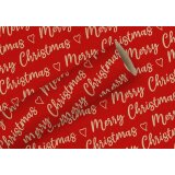 Geschenkpapier "Christmas allover" 70 cm x 2m
