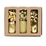 Geschenkbandset gold, 9-teilig